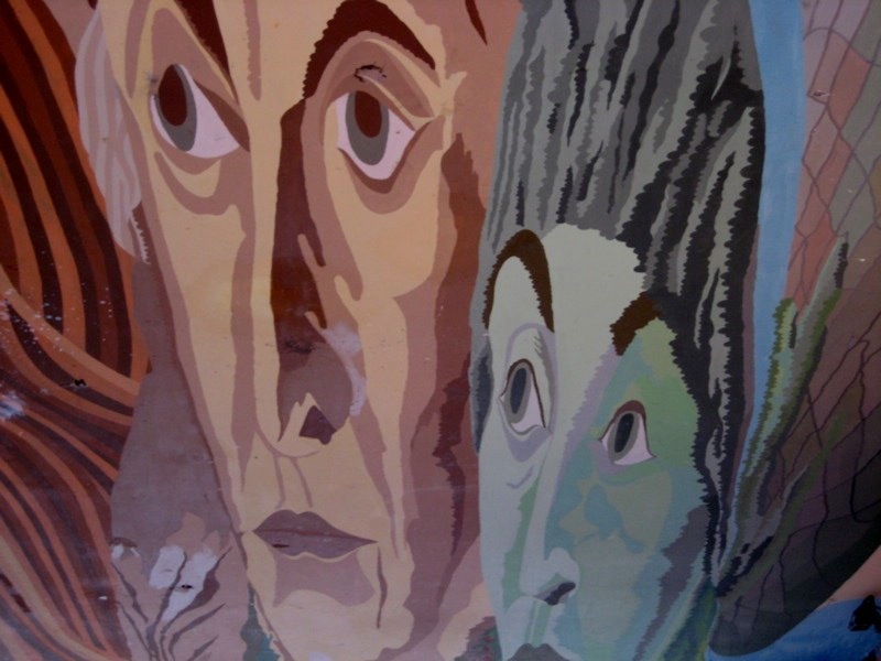 Anamorphose mit Elsbeth Tucher und Hans Urmiller